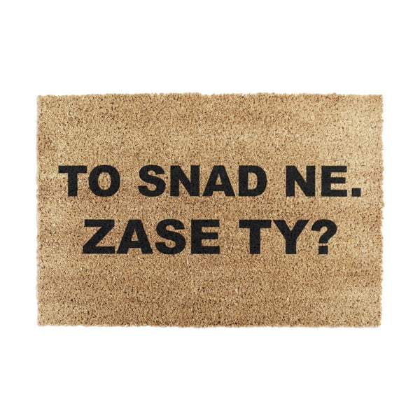 Otirač od kokosovih vlakana 40x60 cm Zase Ty? – Artsy Doormats