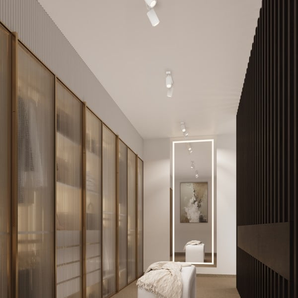 Bijeli reflektor 6,5x30 cm Gleam – Sollux-image-2