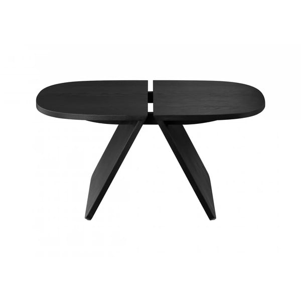 Crni stolić za kavu od punog hrasta 43x80 cm Avio – Blomus