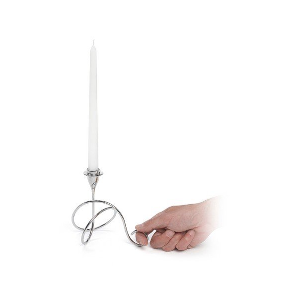 Finger Loop svijećnjak, sjajni krom-image-1