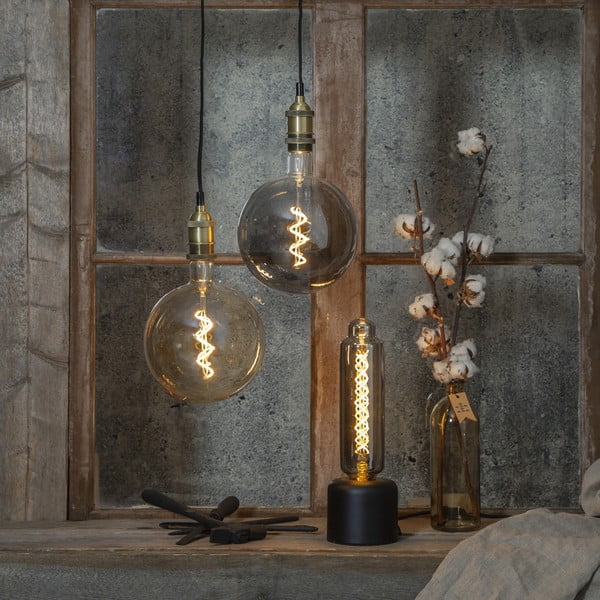 LED žarulja s mogućnosti zatamnjivanja s toplim svjetlom E27, 3 W Industrial Vintage – Star Trading-image-1