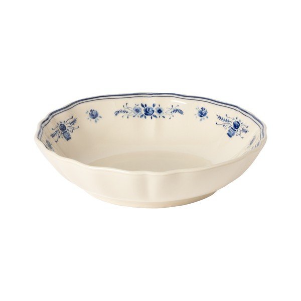 Plavi/bež tanjur za serviranje od kamenine ø 23 cm Vila – Costa Nova-image-2