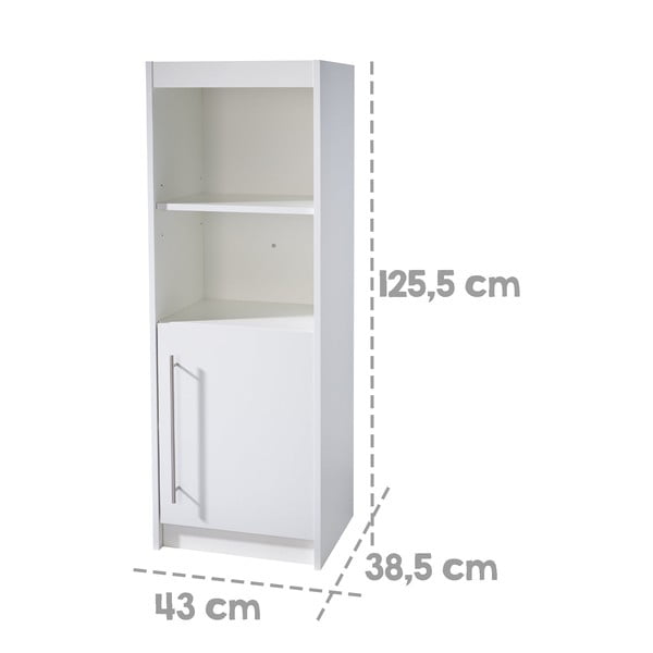 Bijela dječja biblioteka 43x126x38,5 cm Maren – Roba-image-4