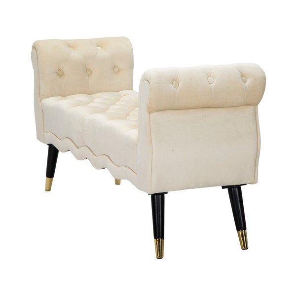 Krem baršunasti klupa Paris – Mauro Ferretti-image-4