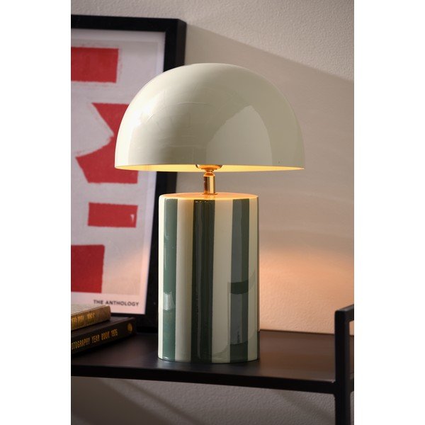 Zelena metalna stolna lampa (visina 34 cm) Rayado – Leitmotiv-image-1