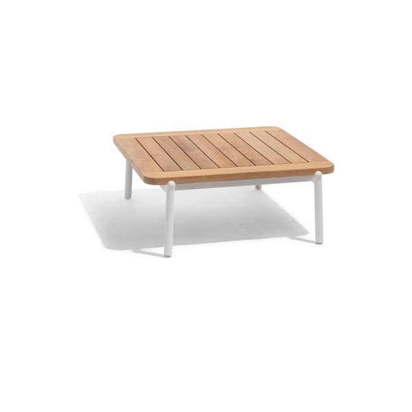 Vrtni stolić od tikovine 75x68 cm Omer – Diphano