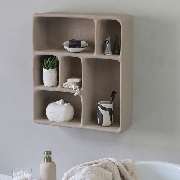 Svijetlo siva podna polica u kamenom dekoru Art Studio - Mette Ditmer Denmark-image-2