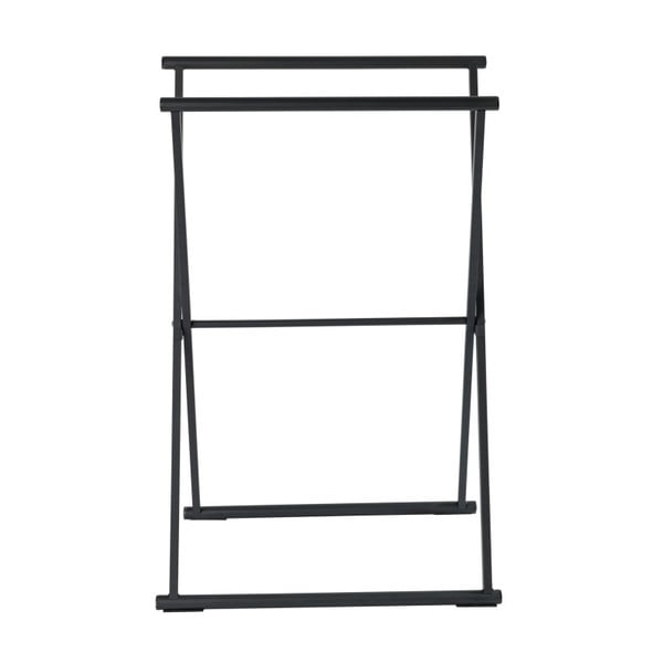 Crni sklopivi stalak za ručnike Wenko Lava-image-1