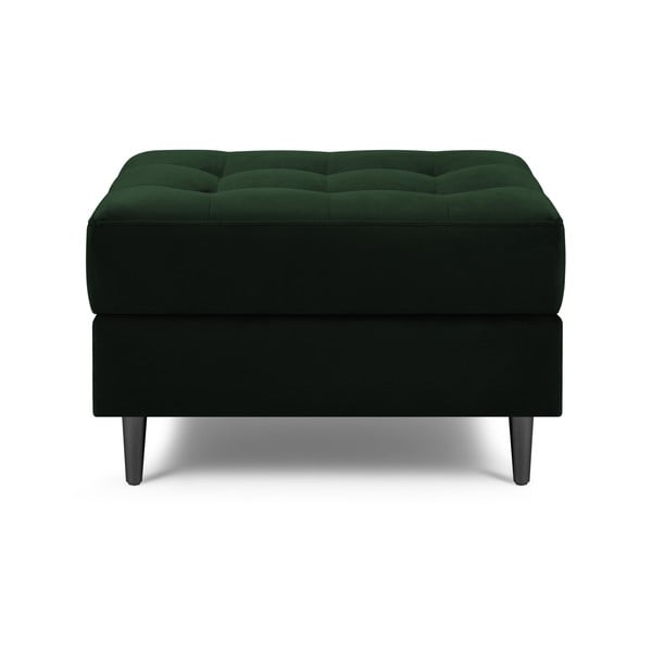 Zeleni podnožnik od baršunastog materijala Milo Casa Attilio-image-2