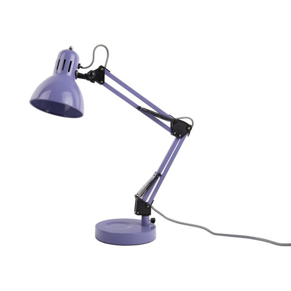 Ljubičasta stolna lampa s metalnim sjenilom (visina 52 cm) Funky Hobby – Leitmotiv
