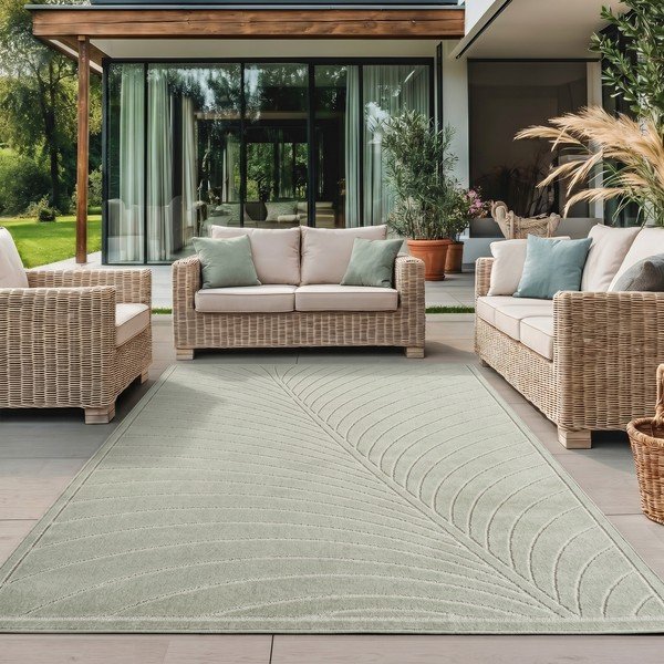 Zeleni unutarnji i vanjski tepih 80x150 cm Nova 1204 – Ayyildiz Carpets-image-1
