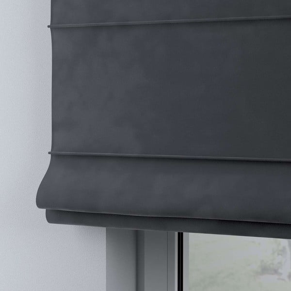 Sivi rimski zastor 170x100 cm Posh Velvet - Yellow Tipi-image-4