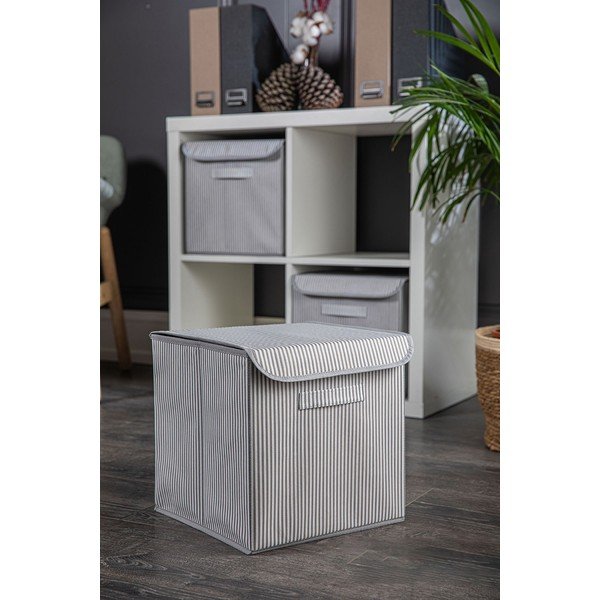 Kutija za odlaganje tkanine s poklopcem - Mioli Decor-image-1