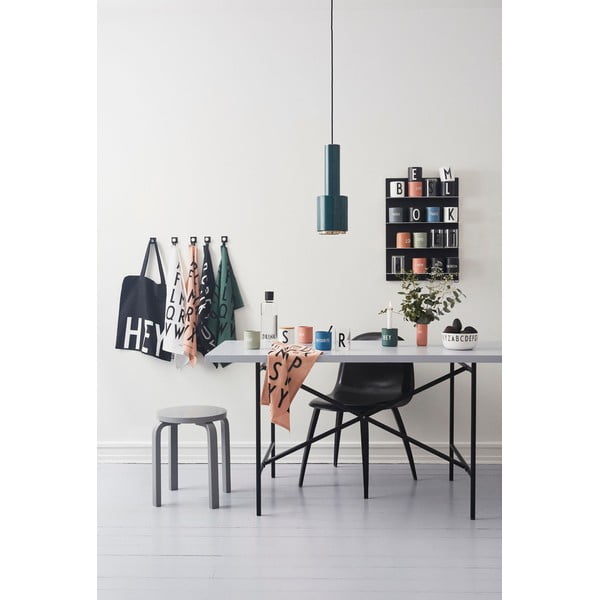 Tamno siva porculanska šalica 300 ml Work – Design Letters-image-3