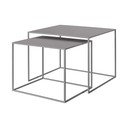 Sivi metalni stolići za kavu u setu 2 kom 50x60 cm Fera – Blomus