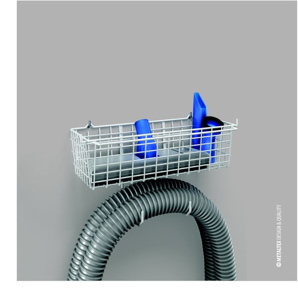 Zidni nosač za crijevo s košarom za odlaganje Metaltex-image-1