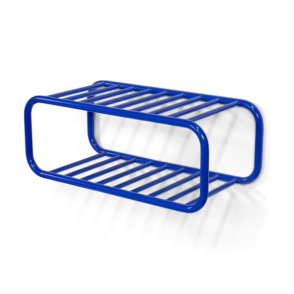 Plavi metalni viseći ormarić za cipele 72x28x35 cm Retro – Spinder Design