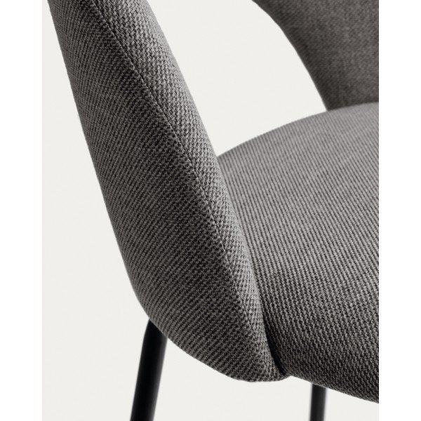 Sive barske stolice u setu 4 kom (visine sjedala 63 cm) Mahalia – Kave Home-image-4