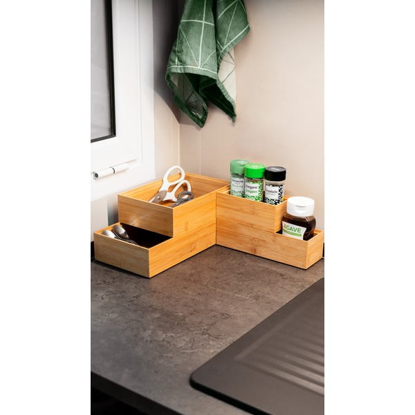 Kutija od bambusa Compactor, 22,5 x 15 x 6,35 cm-image-1