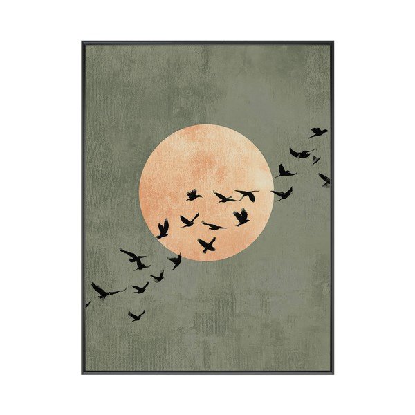 Tiskana slika s okvirom 60x80 cm Midnight Flight – Styler