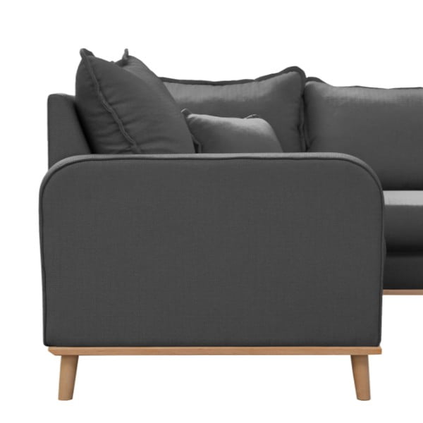 Tamno siva kutna garnitura (desni kut) Beata - Ropez-image-4