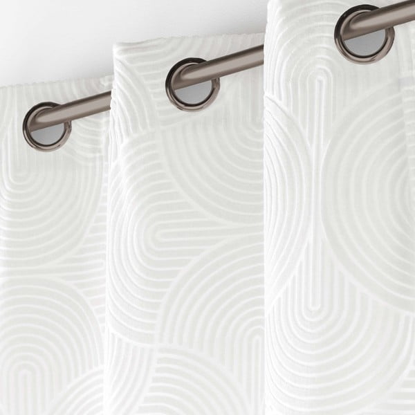 Bijela zavjesa od samta 135x260 cm Eva – douceur d'intérieur-image-2