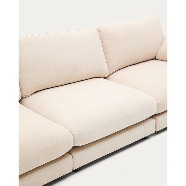 Bež sofa od šenila 300 cm Gala – Kave Home-image-4