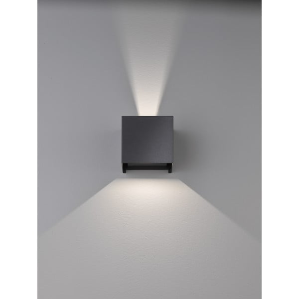 Crna LED zidna lampa - Fischer & Honsel