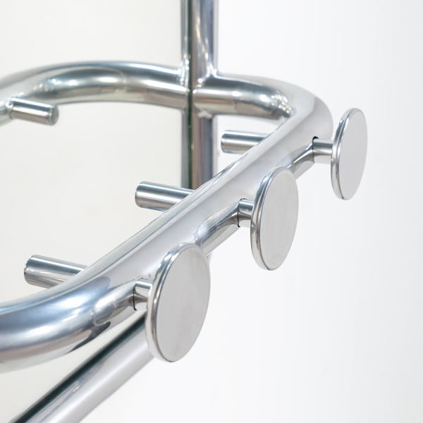 Metalna ploča za vješanje garderobe u srebrnoj boji 35x60x11 cm Retro – Spinder Design-image-3