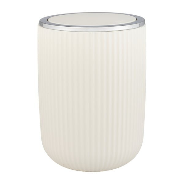 Krem bijela kanta za otpatke Wenko Agropoli, visine 20 cm-image-1