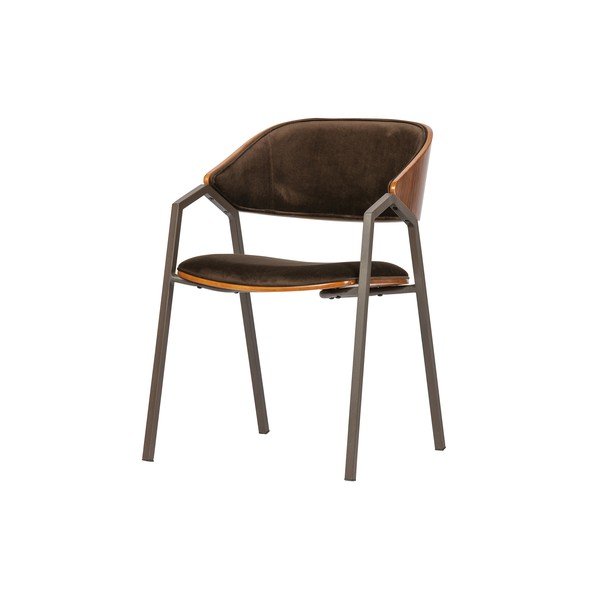 Set od 2 smeđe blagavaonske stolice BePureHome Clan Velvet-image-2