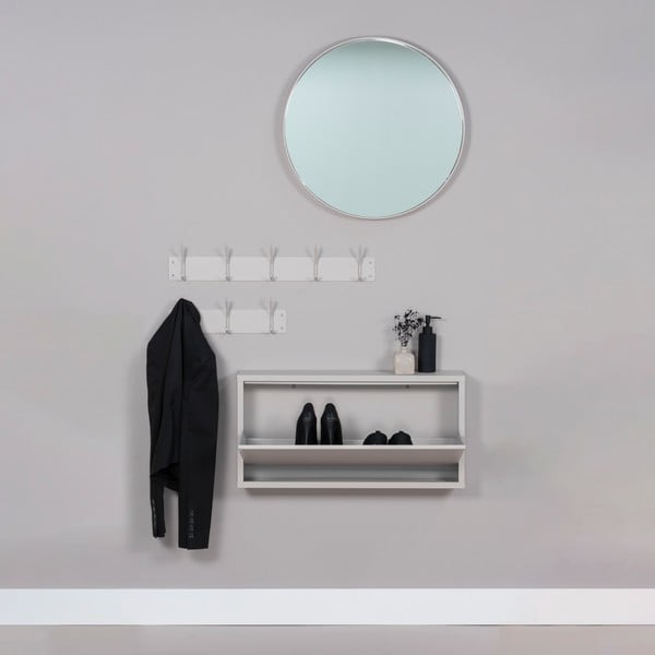 Smeđe-siva metalna zidna vješalica 40 cm Fusion – Spinder Design-image-1