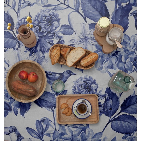 Bijelo-plavi stolnjak Really Nice Things Blue Birds-image-2