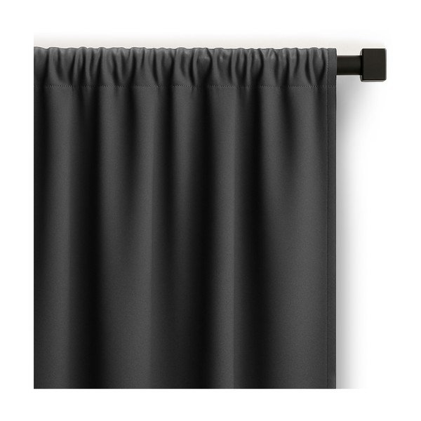 Antracitno siva zavjesa za djelomično zamračenje 140x250 cm Carli – Restilo