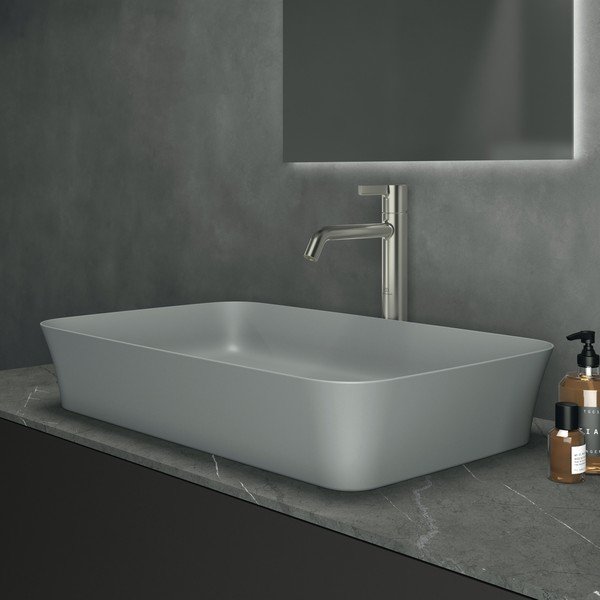 Svijetlo sivi keramički umivaonik 65x40 cm Ipalyss – Ideal Standard-image-1