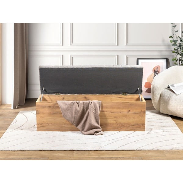 Svijetlo siva/u prirodnoj boji klupa Oceane – Bobochic Paris-image-2