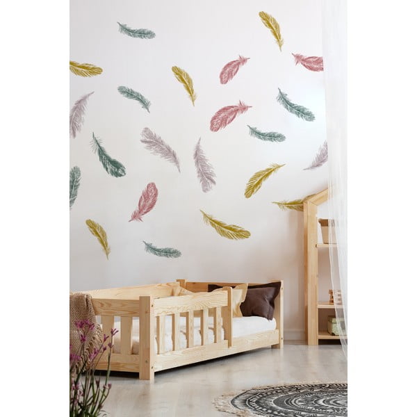 Dječji krevet od masivnog bora 80x160 cm u prirodnoj boji Mila CP – Adeko-image-2