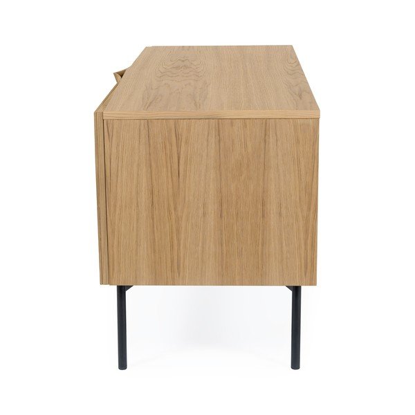 Smeđa komoda u dekoru od hrastovog drveta Woodman Flop, 65 x 120 cm-image-4