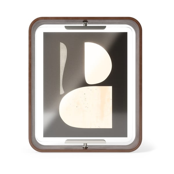 Tamno smeđi drveni stojeći okvir 26x31,5 cm Bellwood – Umbra-image-2