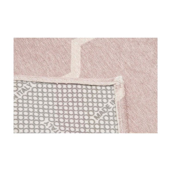 Ružičasta tepih staza Floorita Lattice 60 x 150 cm-image-3
