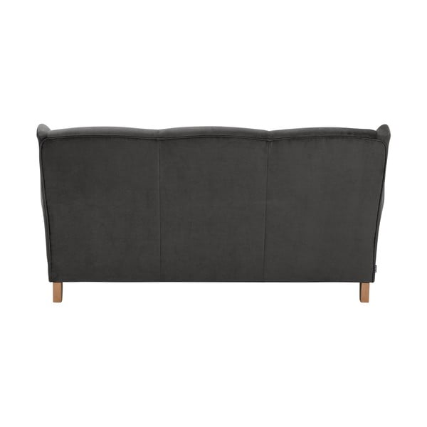 Antracit baršunasta sofa Max Winzer Lorris, 193 cm-image-4