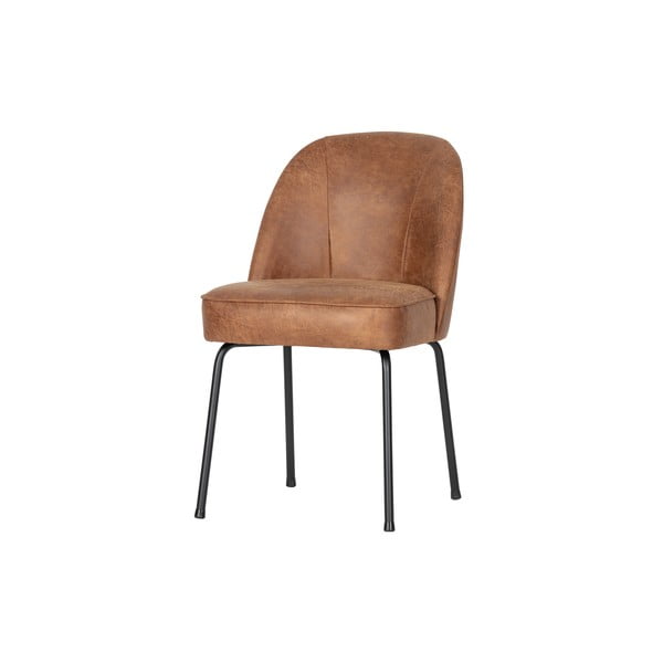 Konjak smeđe kožne blagovaonske stolice u setu 2 kom Vogue – WOOOD-image-3