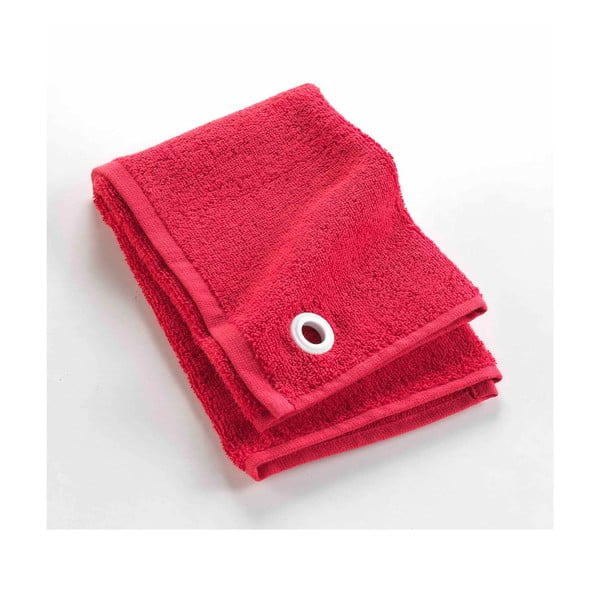 Crveni pamučan ručnik od frotira 50x50 cm Cuistot – douceur d'intérieur