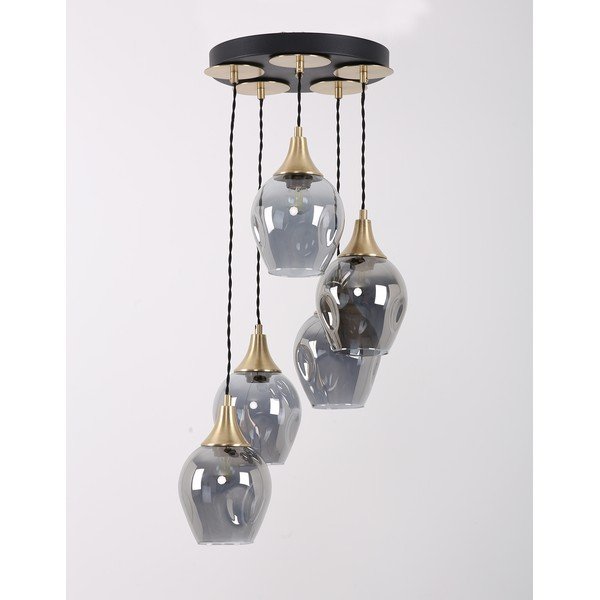 Viseća svjetiljka sa staklenim sjenilom ø 15 cm Marlo – Squid Lighting-image-2