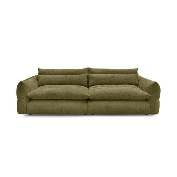 Zelena sofa od šenila 276 cm Neil – Bobochic Paris
