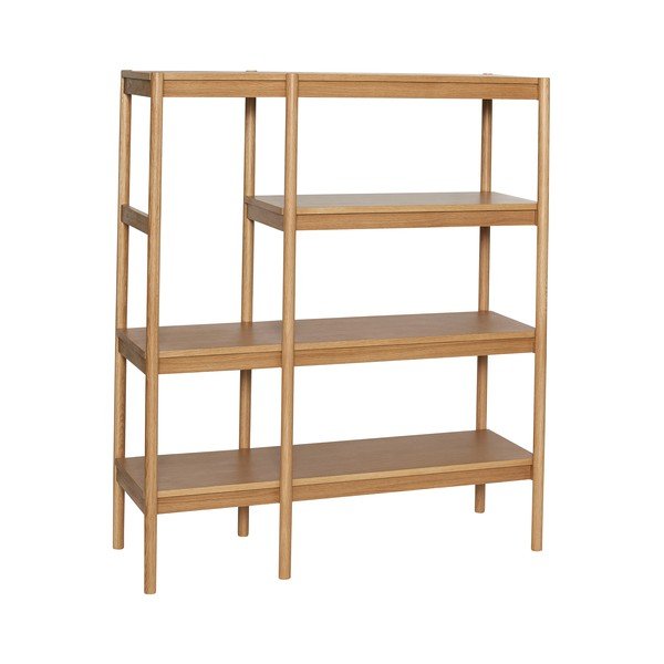 Regal u dekoru hrasta u prirodnoj boji 120x140x42 cm Seize – Hübsch