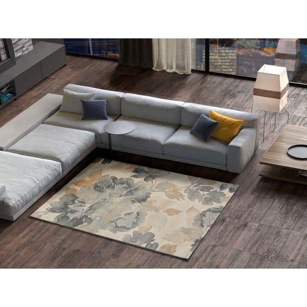 Sivi/bež tepih 80x150 cm Flores Sunset – Universal-image-1