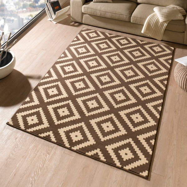 Smeđi tepih 200x290 cm Diamond – Hanse Home-image-1