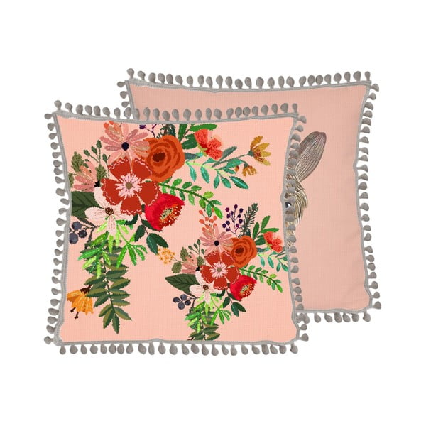 Jastuk od mješavine lana Little Nice Things Llama, 45 x 45 cm-image-1