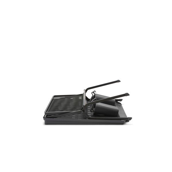 Tamno zeleni metalni dvoetažan ocjeđivač za posuđe 42x51 cm – Brabantia-image-4